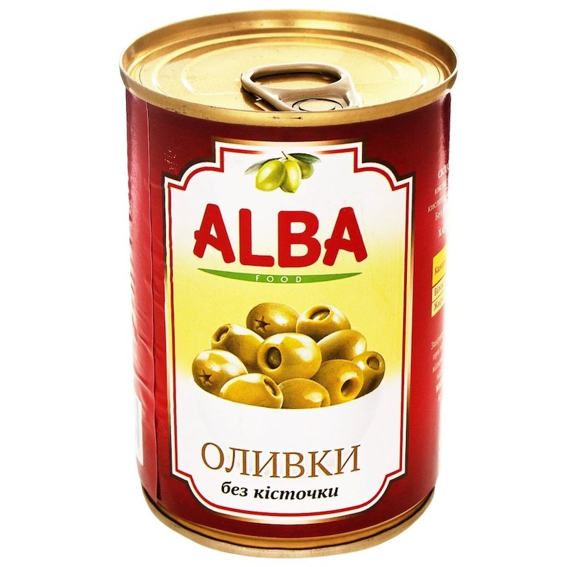 Оливки ALBA FOOD б/к 300мл
